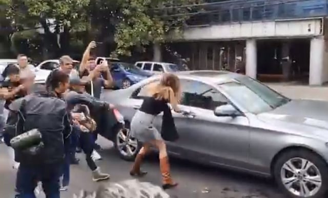 Recuperan bolso jalado a Lady Racista