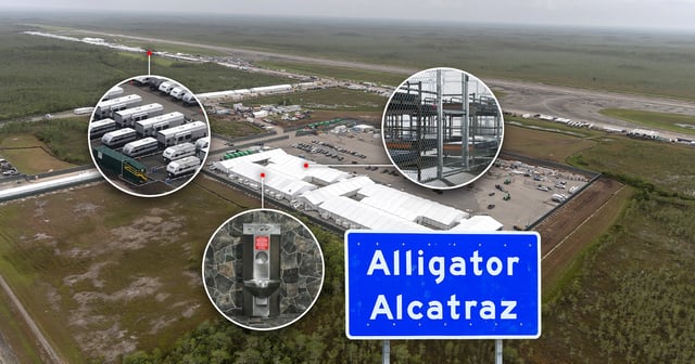 An inside look at Alligator Alcatraz, Florida's immigration detention center.