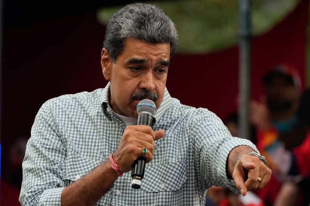 Nicolás Maduro ya había sido acusado en 2020 de mantener vínculos con el narcotráfico. (Foto AP/Ariana Cubillos)