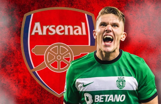 Sporting CP Viktor Gyokeres Arsenal Logo