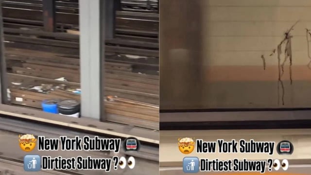 Indian Vlogger Calls Out New York Subway's Shocking State Filled With Garbage And Stains In Viral Video