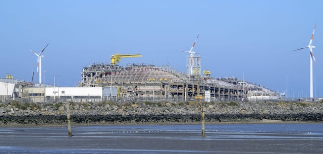 Flüssigerdgas Importterminal im Hafen von Zeebrugge, Belgien