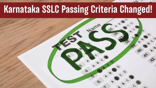 Karnataka Reduces SSLC Passing Marks from 35% to 33% Starting 2025-26