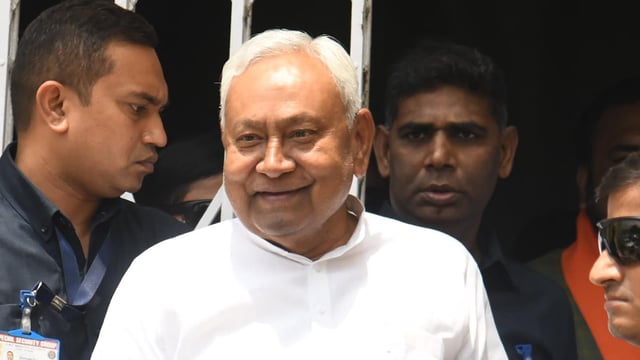 Nitish Kumar on Saturday announced an increase in the pension of retired journalists under the 'Bihar Patrakar Samman' scheme by ₹9,000 per month.