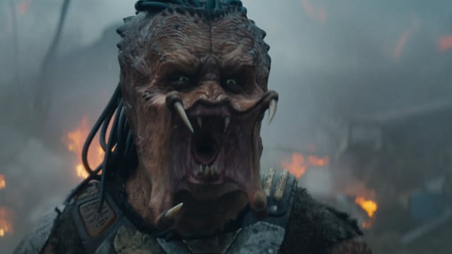 The Predator screaming in Badlands.