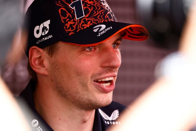 Le pilote néerlandais Max Verstappen après avoir remporté la course sprint du GP de Belgique, le 26 juillet 2025 à Spa-Francorchamps