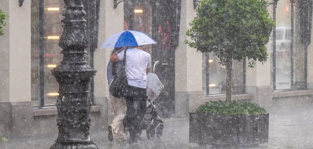 Sommer 2025. Eine Szene aus München