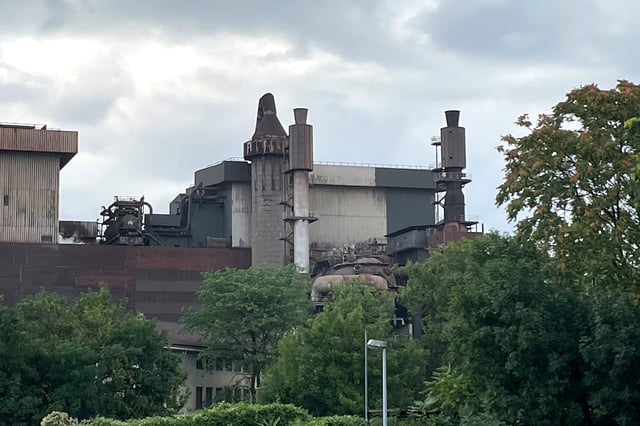 Der Werksstandort von Thyssenkrupp