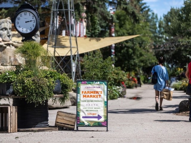 The Saskatoon Farm, located south of Calgary, on Wednesday, July 23, 2025. The restaurant has been shut down since a water quality issue was identified. 
