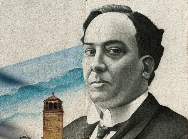 El escritor Antonio Machado.