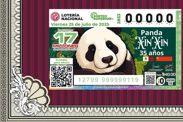 Este viernes 25 de julio se dan a conocer los números ganadores