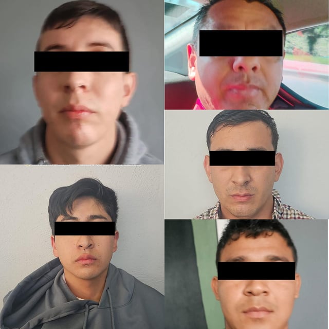 Presuntos criminales ligados al Cártel Jalisco Nueva Generación.