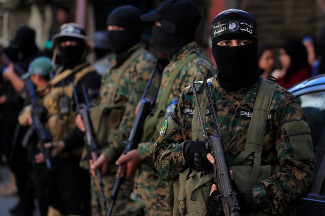 Combatientes de Hamas.