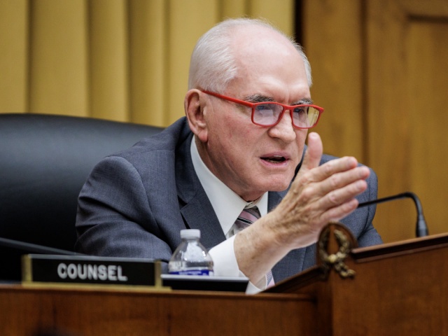 U.S. Rep. Mike Kelly (R-PA) questions U.S. Secret Service Acting Director Ronald Rowe Jr. during a hearing of the House Task Force on the Attempted Assassination of Donald J. Trump at the Rayburn House Office Building on December 5, 2024 in Washington, DC. The task force is investigating the assassination attempts on President-elect Donald J. Trump, in Butler, Pennsylvania, on July 13, 2024, and West Palm Beach, Florida, on September 15, 2024. (Photo by Samuel Corum/Getty Images)