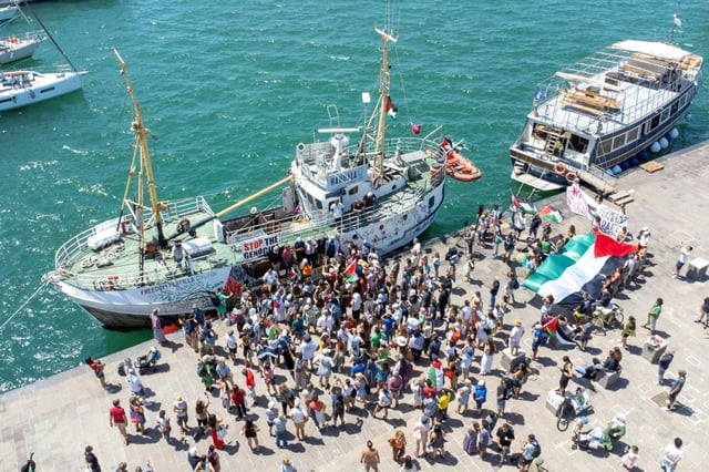 The Israeli navy has brought the Handala to the port of Ashdod