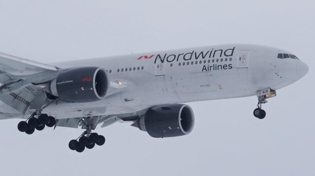 Le premier vol doit être effectué par un Boeing 777-200ER de Nordwind Airlines à 18h00 (heure de Paris) à partir de l’aéroport moscovite de Cheremetievo.