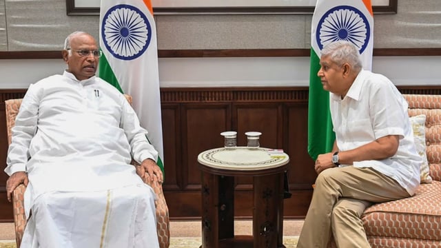 Why Did Jagdeep Dhankhar Resign? Congress President Kharge Hints 'Between Him And Modi...'