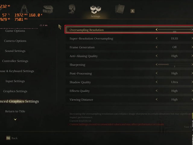 Wuchang's resolution scale slider