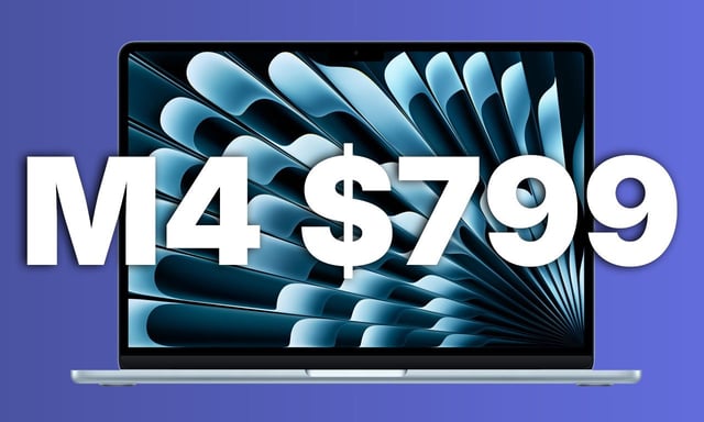 Amazon discounts M4 MacBook Air to $799