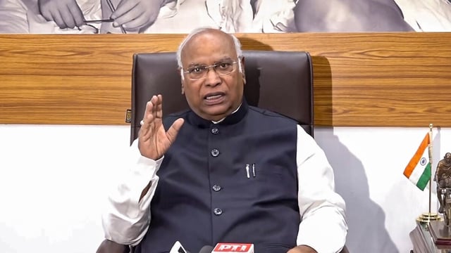Congress President Mallikarjun Kharge was elected to the current post in 2022. (File photo)