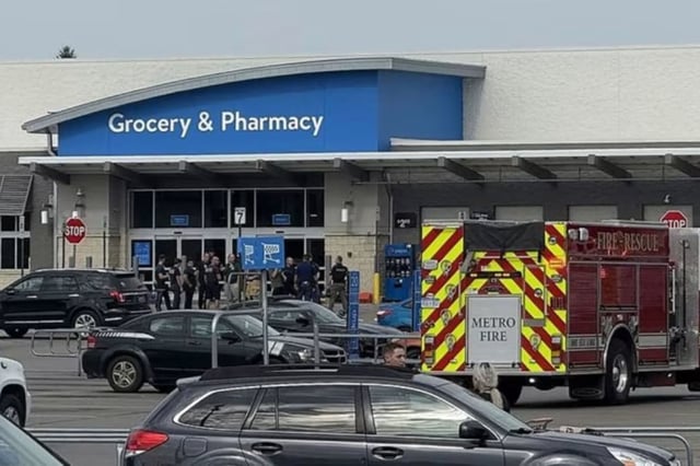 Estados Unidos: un hombre entro a un Walmart y apuñaló a 11 personas de forma “aleatoria”. (Gentileza)