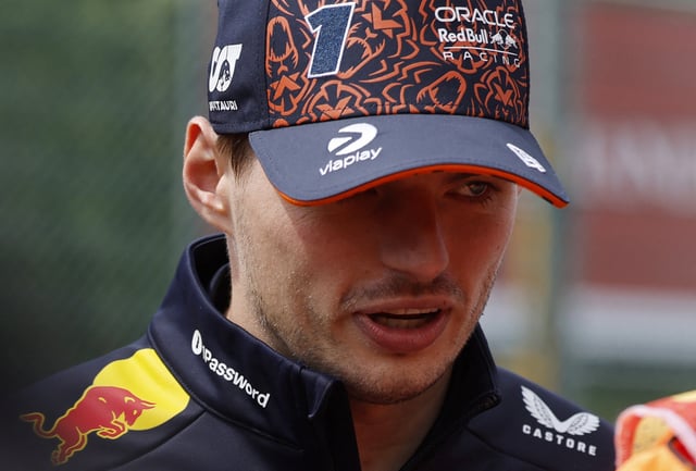 Formula One F1 - Belgian Grand Prix - Circuit de Spa-Francorchamps, Stavelot, Belgium - July 27, 2025 Red Bull's Max Verstappen before the race REUTERS/Stephanie Lecocq