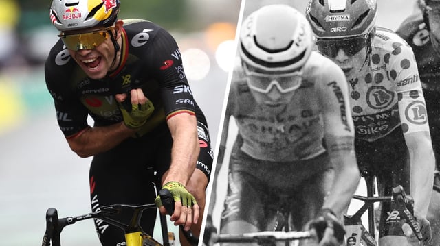 Wout van Aert, vainqueur d’une formidable dernière étape où Jonas Vingegaard a complètement lâché prise.