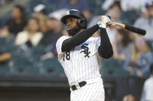 CHICAGO, ILLINOIS - JUNE 24: Luis Robert Jr. #88 of the Chicago White Sox swings the bat in the fifth inning during a game against the Arizona Diamondbacks at Rate Field on June 24, 2025 in Chicago, Illinois. (Photo by Brandon Sloter/Getty Images)