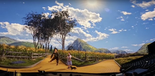 Still from CBS Sunday Morning showing The Wizard of Oz