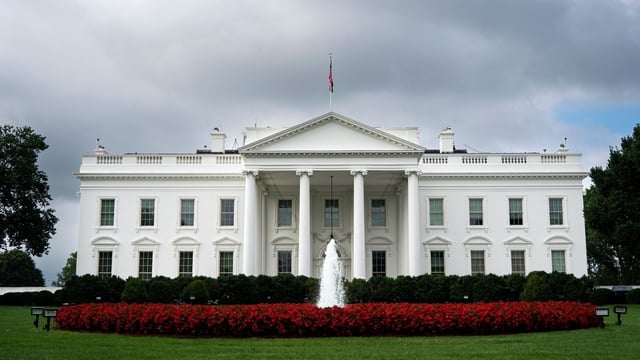A suspicious package was found near the White House.