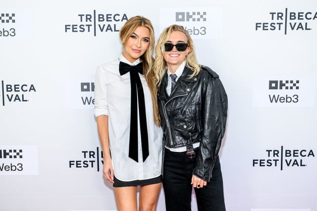 NEW YORK, NEW YORK - JUNE 07: Chrishell Stause and G Flip attend the "Just Kids" premiere during the 2025 Tribeca Festival at SVA Theater on June 07, 2025 in New York City. (Photo by Roy Rochlin/Getty Images for Tribeca Festival)