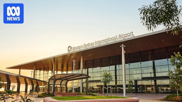 Outside the Western Sydney International Airport