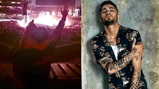 Zayn Malik Attends BLACKPINK Concert