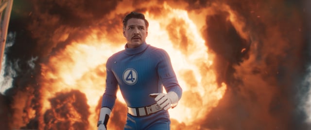 Pedro Pascal as Reed Richards/Mister Fantastic in 20th Century Studios/Marvel Studios' 'The Fantastic Four: First Steps'. (Photo courtesy of Marvel Studios. © 2025 20th Century Studios / © and ™ 2025 MARVEL)