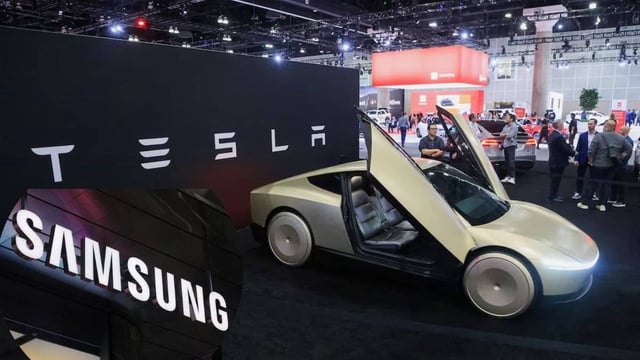 tesla samsung | Image: Reuters