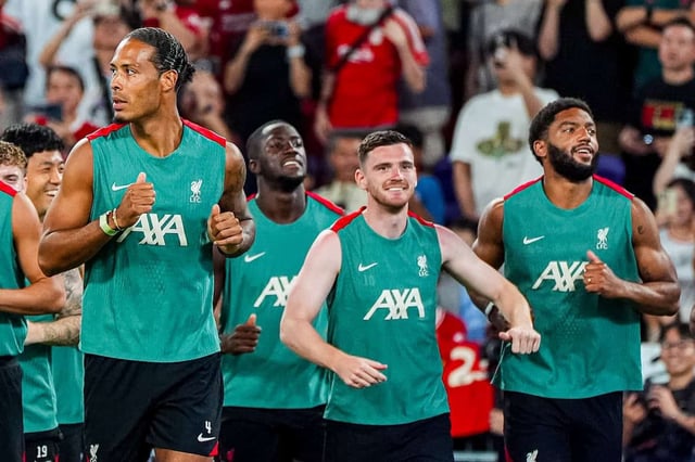 HONG KONG - Thursday, July 24, 2025: Liverpool's captain Virgil van Dijk during a training session at the Kai Tak Stadium in Hong Kong ahead of the Hong Kong Football Festival 2025 pre-season tournament, on Day Four of the club's Asia Tour. (Photo by Hong Kong Festival of Football)