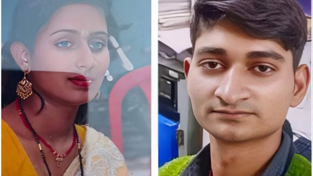 Smita Jha, who has been taken into custody by Samastipur police on suspicion of murdering her husband after he allegedly discovered her affair with their children’s tutor.