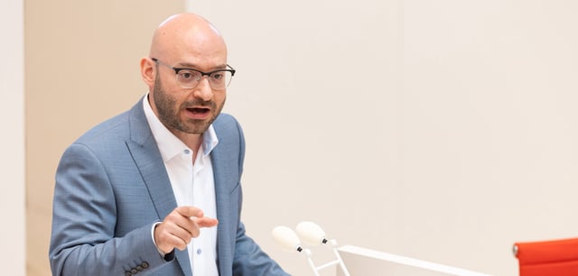René Wilke im Potsdamer Landtag