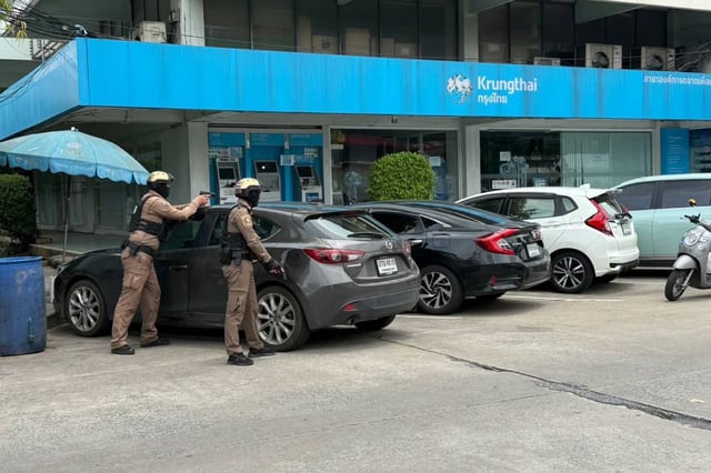 Bangkok. El tiroteo ocurrió en el mercado Or Tor Kor, en la capital tailandesa. (X / @geotechwar)