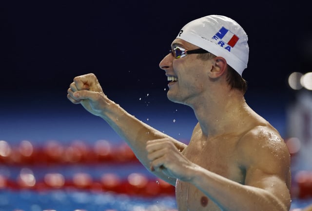 Le nageur Maxime Grousset sacré champion du monde du 50 m papillon