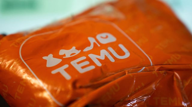 Ein Paket von Temu. 