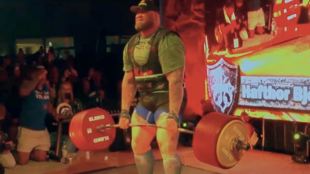 Thor The Mountain Bjornsson deadlift record