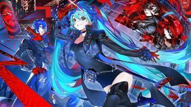 Miku dressed as Phantom Thief