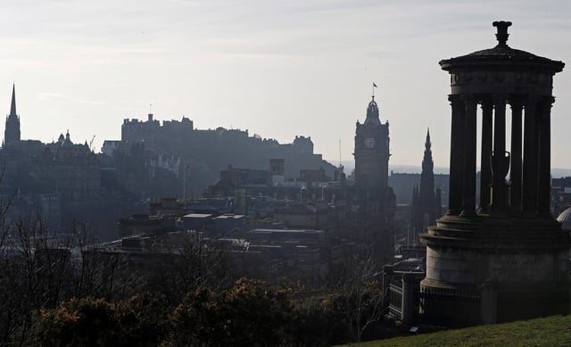The city centre is viewed from Calton Hill Edinburgh, Scotland, Britain February 15, 2019.REUTERS/Russell Cheyne/File Photo