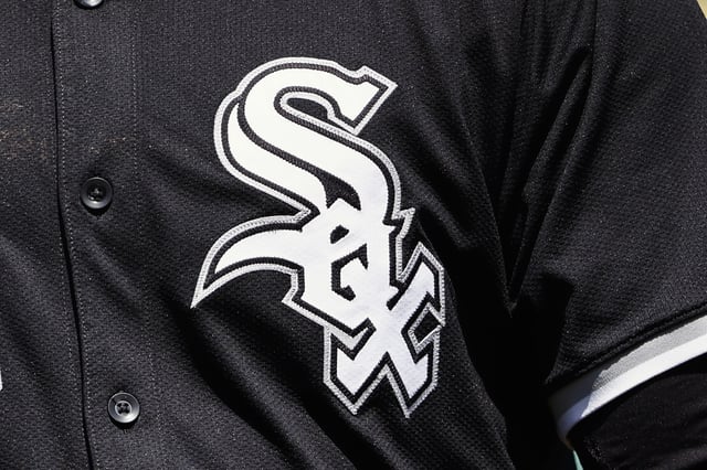 BOSTON, MA - APRIL 21: The Chicago White Sox logo is seen on a jersey during their game against the Boston Red Sox at Fenway Park on April 21, 2025 in Boston, Massachusetts. (Photo By Winslow Townson/Getty Images)