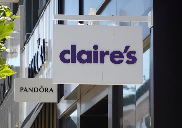 Les magasins de bijoux Claire’s placés en redressement judiciaire en France