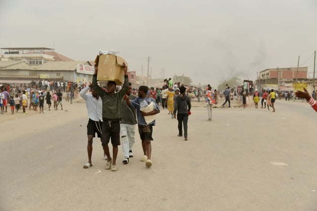 A July 1 hike in fuel protests has sparked several demonstrations in Angola, with looting in the capital on Monday