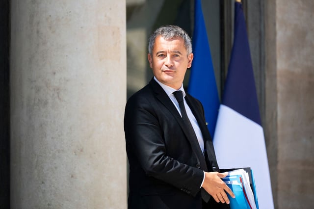 Gérald Darmanin à l’Élysée, le 11 juillet.