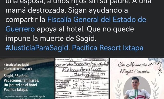 Conmoción por muerte de moreliano en hotel Pacífica Resort Ixtapa