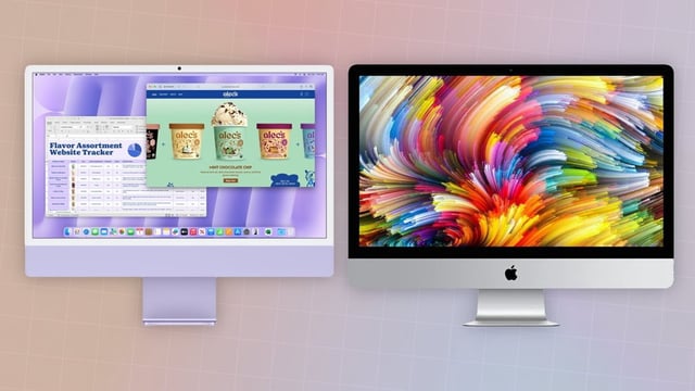 Leaked image hints at scrapped logo on M1 iMac